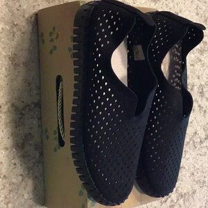 Ilse Jacobsen Tulip slip on black shoe.